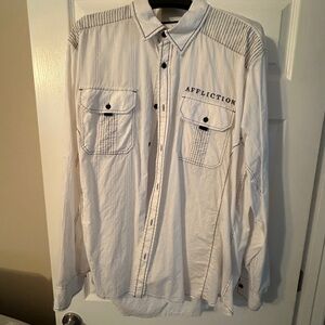 Affliction Black Label White Shirt